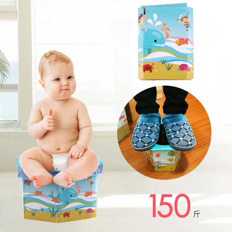 Творческий Детский горшок Детские Портативный аварийного складной детское