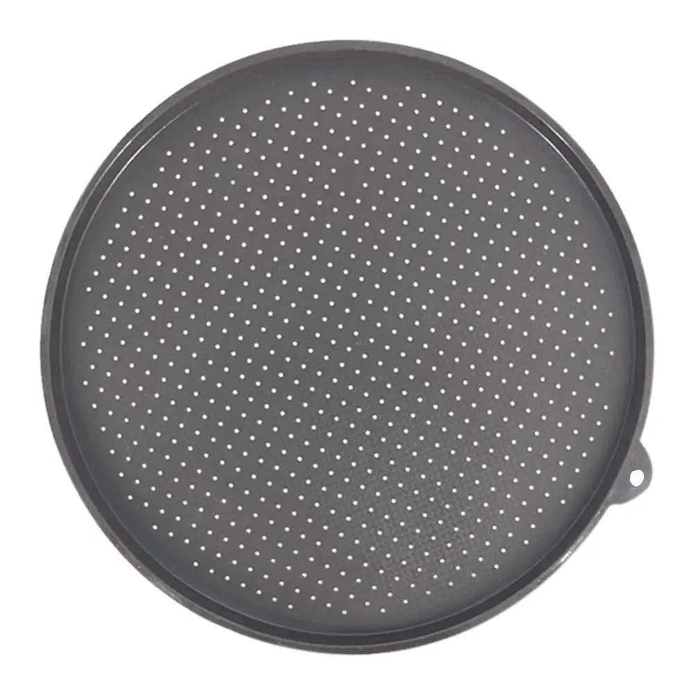 

Round Pizza Pan With Holes Mesh Mould Silicone Perforated Non-Stick Tray Mold Bakeware Baking Tool Kitchen Accessories 2021 New