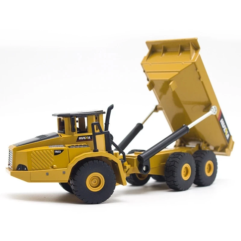 

HUINA Alloy 1:50 dump truck Excavator Bulldozer Diecast Metal Model Construction Vehicle Toys for Boys Birthday Gift Cars