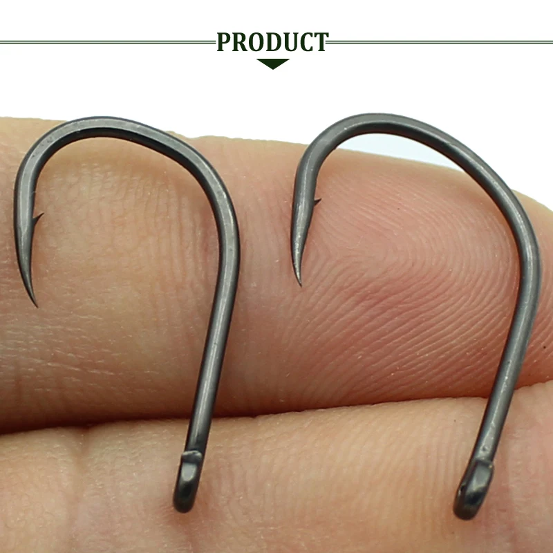 25 шт. рыболовные Крючки Наживка для ловли карпа Boilies рыболовный крючок тефлоновое покрытие широкий Gape крючок с зазубриной Крючки из углеродистой стали Карп установка для волос Chod снасти