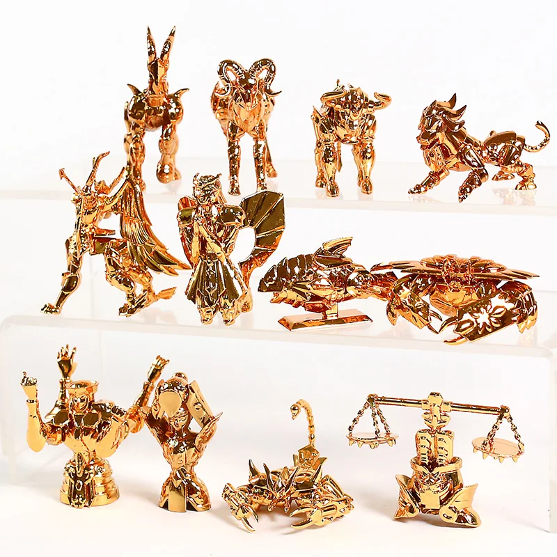 Коллекционные фигурки из ПВХ Saint Seiya коллекционные серии золотых зодиаков