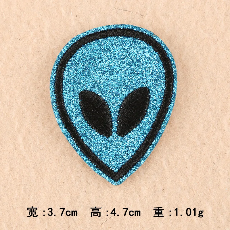 

Computer Embroidered Patch Embroidered Cloth Badge Planet Alien Patch Clothing Accessories Patches Iron on Stickers