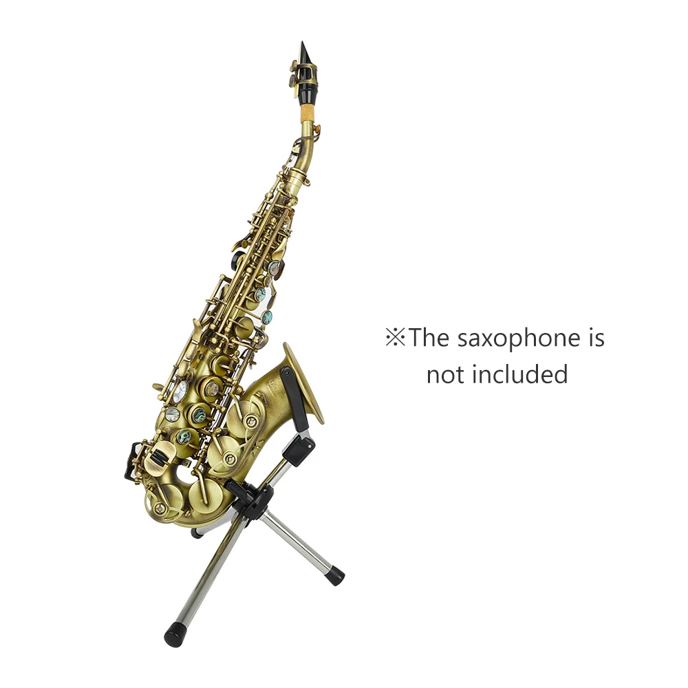 Складная саксофонная стойка сопрано портативный Sax металлический напольный держатель с сумкой для переноски