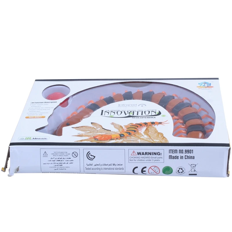 Infrared RC Remote Control Centipede Scolopendra py-crawly Kids Toy Gift Orange&ampBlack | Игрушки и хобби