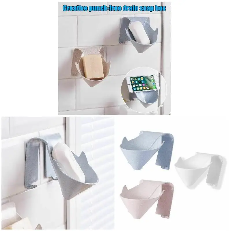 Высокое качество Пробивной мыльницы сливной держатель настенный подвесной