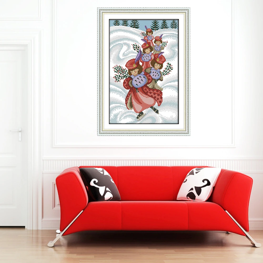 Набор для вышивки крестиком Joy Sunday A Tree креативное домашнее украшение сделай сам 11