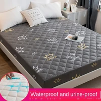 waterproof mattress one piece breathable mattress cover thickened cotton padded mattress dust cover simmons protective case