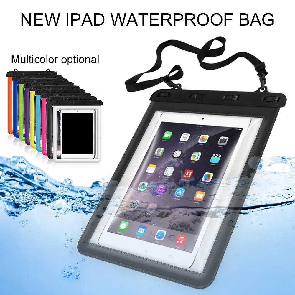 10.5Inch Tablet Pouch Case Cover Protector Waterproof Tablet Touch Screen Dry Bag Swimming Bags For Ipad Kindle Samsung MiPad2/3