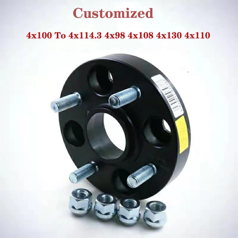 

Customized Conversion Wheel Spacers Aluminum Wheel Spacer Adapter Kit 4x100 To 4x114.3 4x98 4x108 4x130 4x110 Separadores