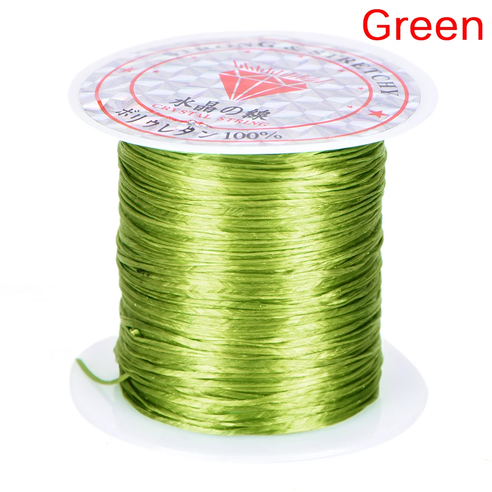 

10M/Roll Colorful Stretchy Elastic Cord Crystal String Wire For Jewelry Making Beading Bracelet Wire Fishing Thread Rope
