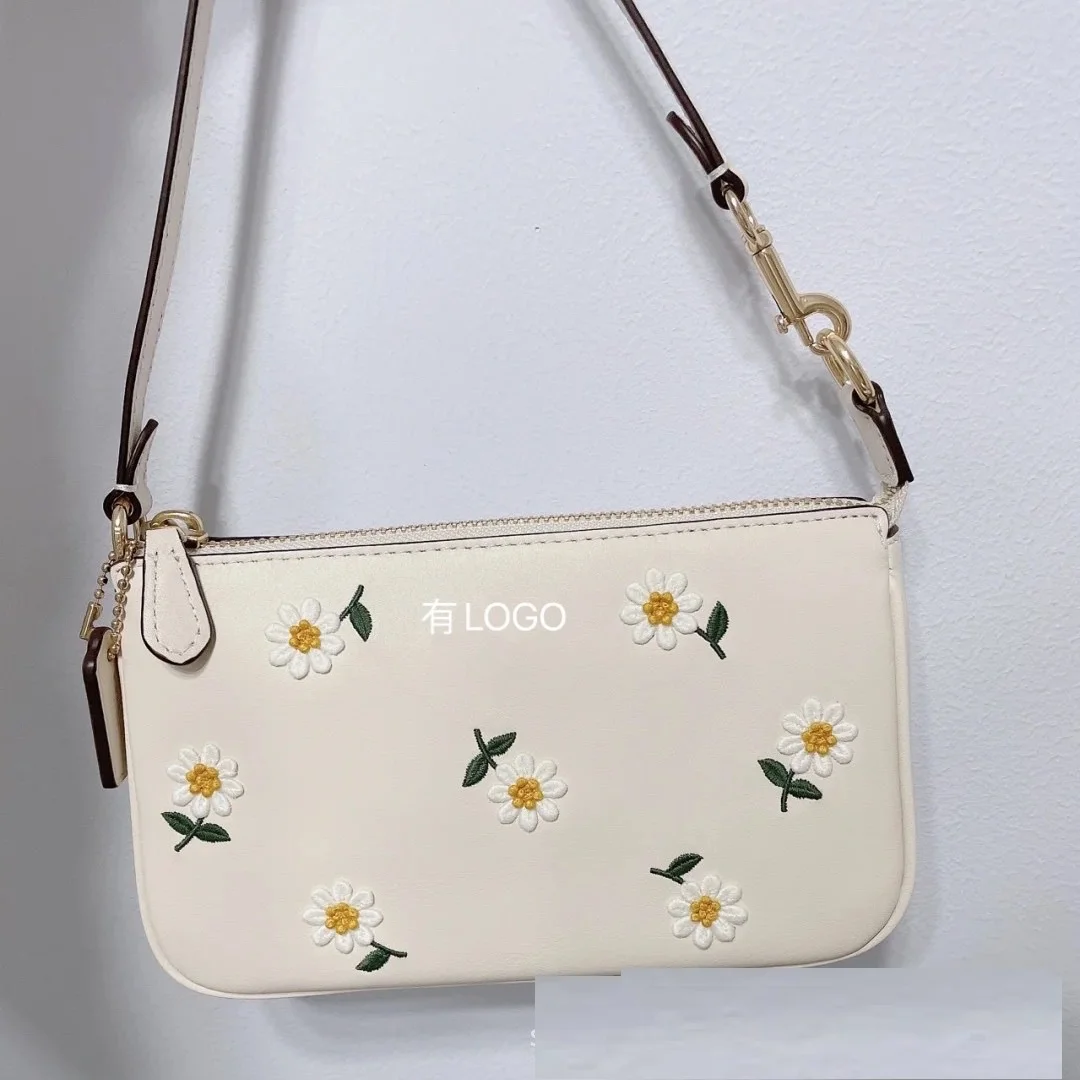

New summer Daisy embroidered armpit bag with one-shoulder slanting hand pocket pocket pocket wallet