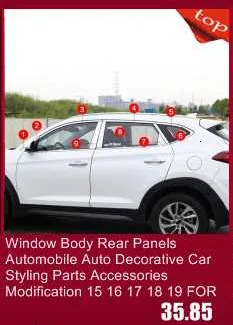 Оконный корпус автомобиля Авто Модернизированный Стайлинг модификация протектор 11 12 13 14 15 16 17 18 для Morris garaves MG 6