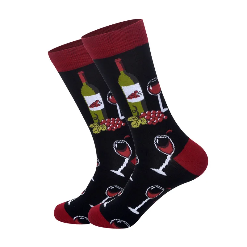 LIONZONE пивные мужские носки серия хлопковых цветных носков персонализированные