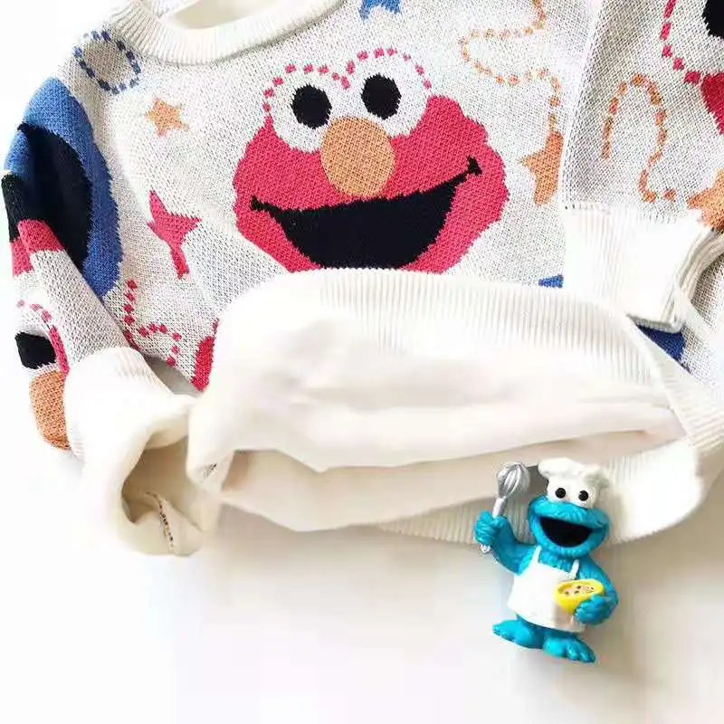 Детский свитер Детские теплые свитера с принтом Одежда для мальчиков и девочек