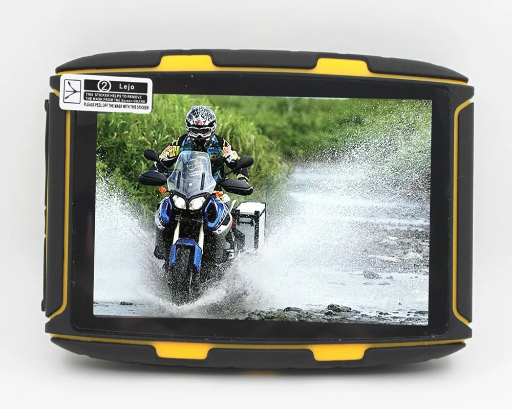 5 &quotAndroid 6 автомобиля мотоцикла GPS навигации с BT4.0 домофон Ram1GB Rom 16 Гб MP3/MP4/FM