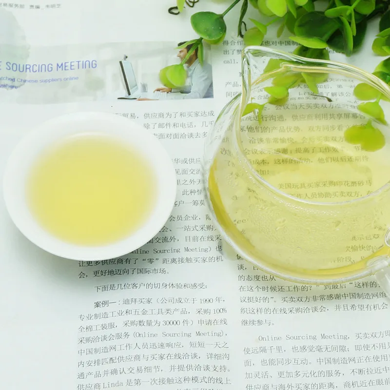 Китайский органический ароматизированный зеленый чай Huangshan цветок жасмина Maofeng