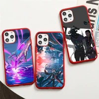 valorant phone case candy color for iphone 11 12 mini pro xs max 8 7 6 6s plus x 5s se 2020 xr jett viper omen phoenix game