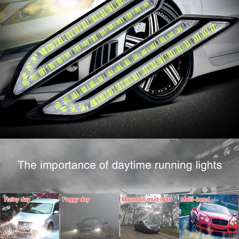 Модифицированная дневная Светодиодная лента дневного света боковая подсветка