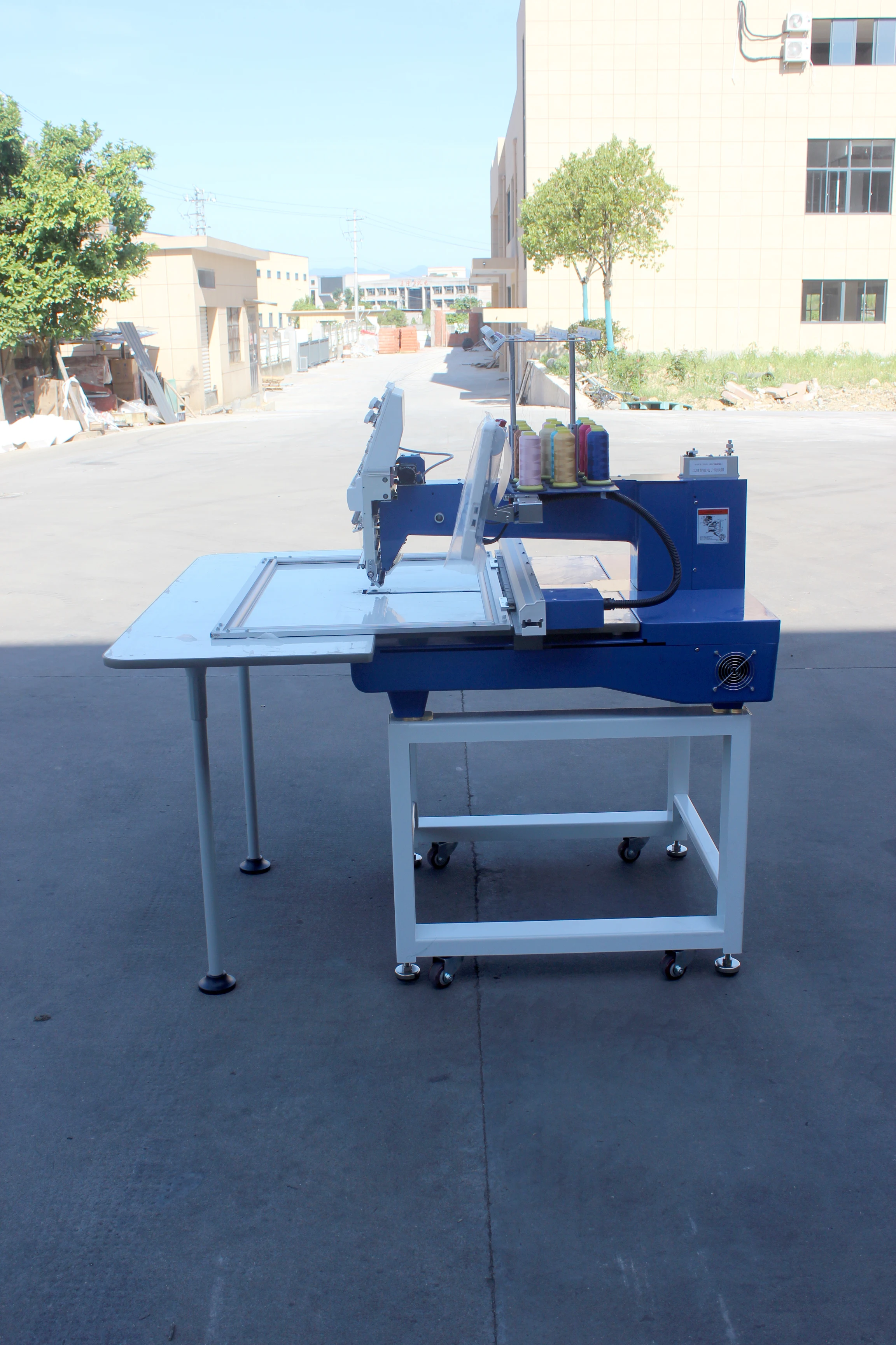 Горячая продажа одна головка для большой области вышивки плоской машины с