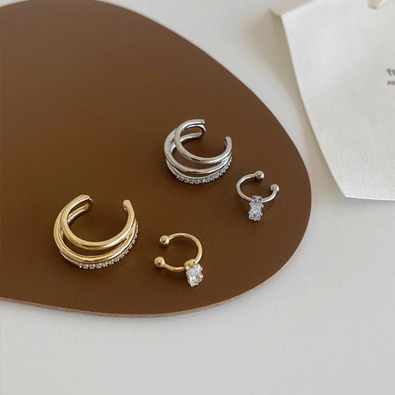 Модные ассиметричные серьги в Корейском стиле 2020 с разными звеньями простые