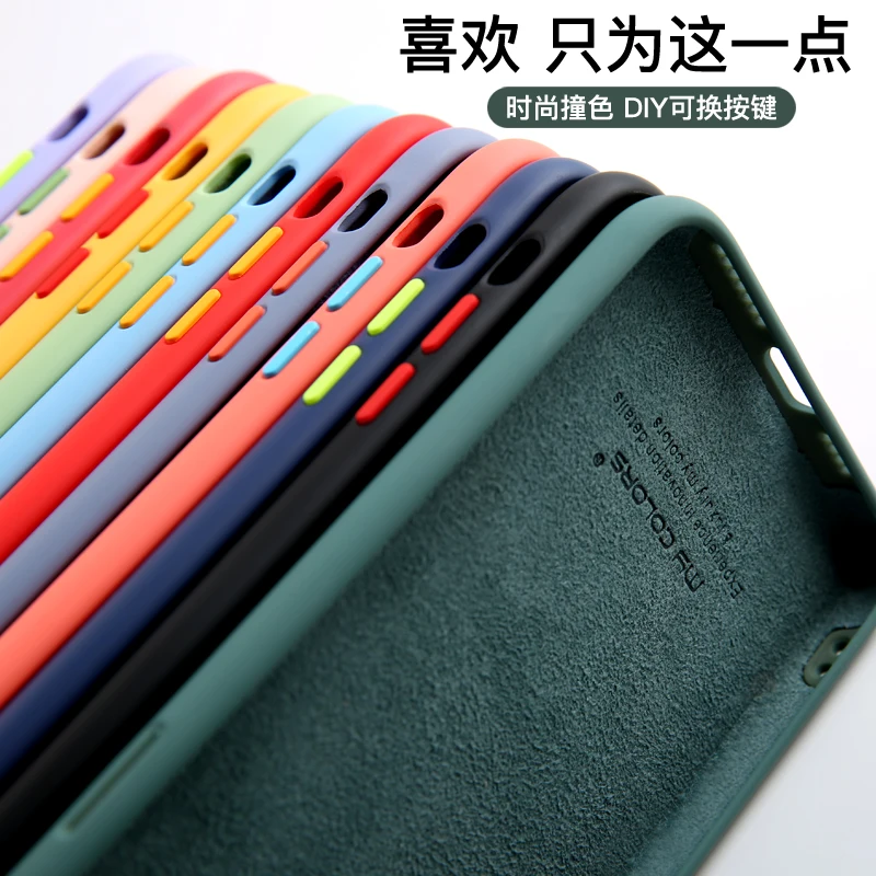 Однотонный силиконовый чехол для телефона iPhone 11 Pro Max XR XS 7 8 6 6s Plus полный защитный