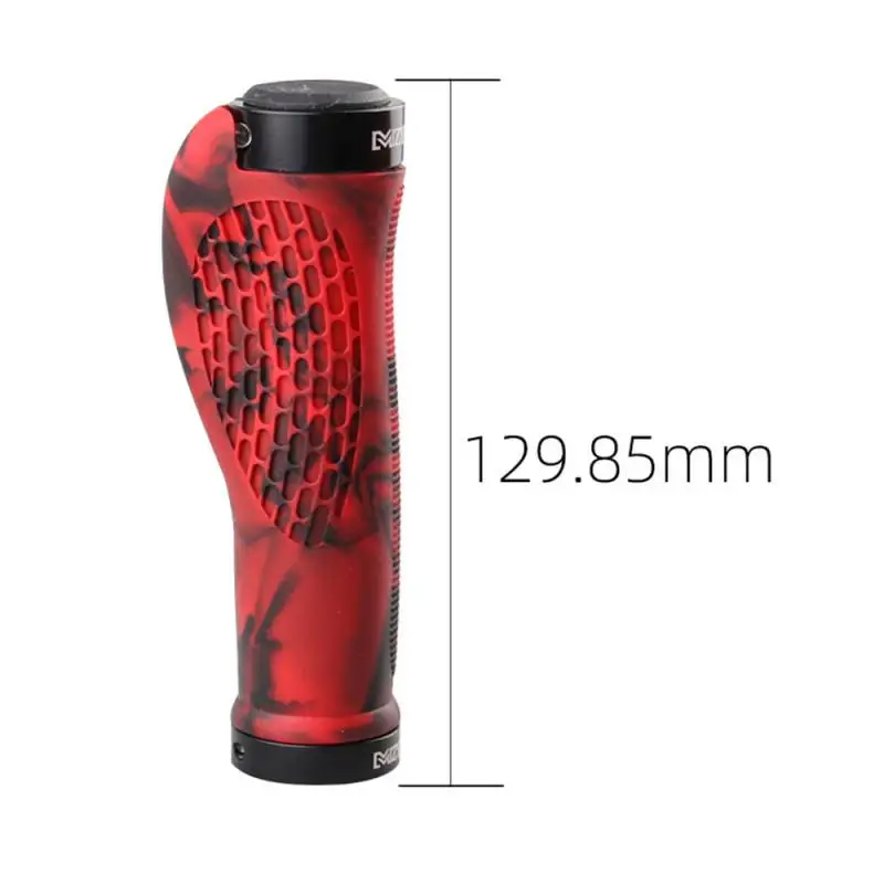 

Fiber Leather City Mountain Bike Scooter MTB Bicycle Handlebar Cover Handle Grips Bar End Non-slip Aluminum Lock 1 Pair