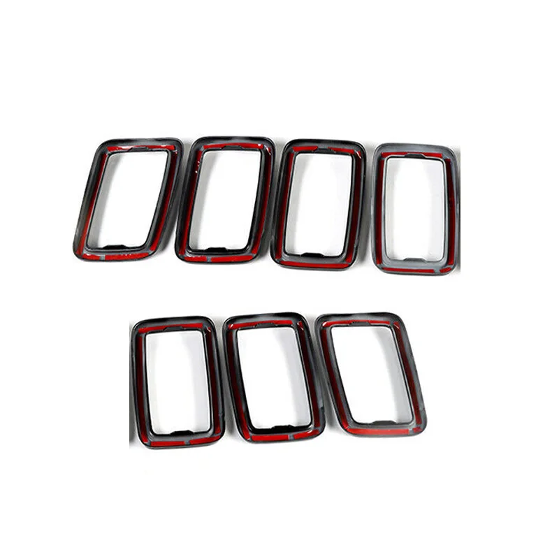 Вставка для передней решетки автомобиля кольцо накладка подходит Jeep Grand Cherokee 2017