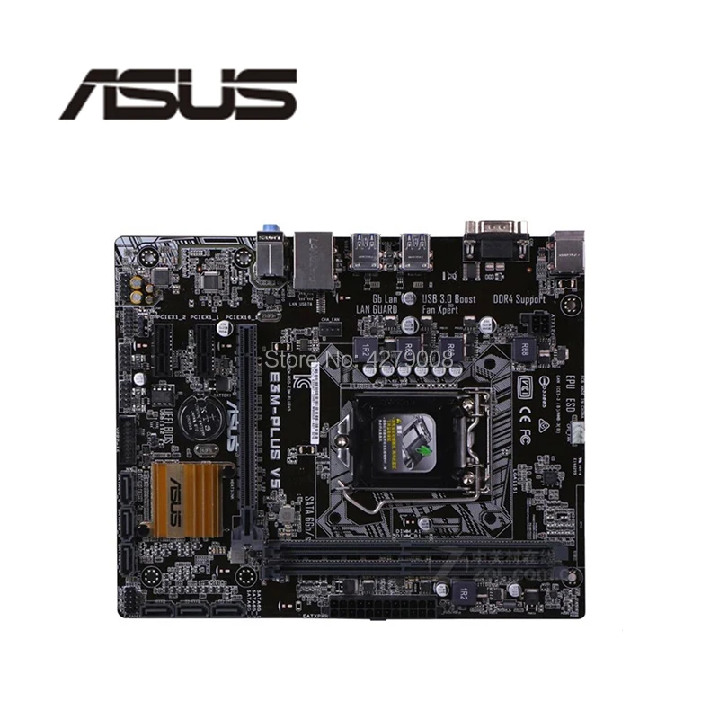 Материнская плата LGA 1151 DDR4 C232 SATA3 разъем для настольной материнской платы Asus V5