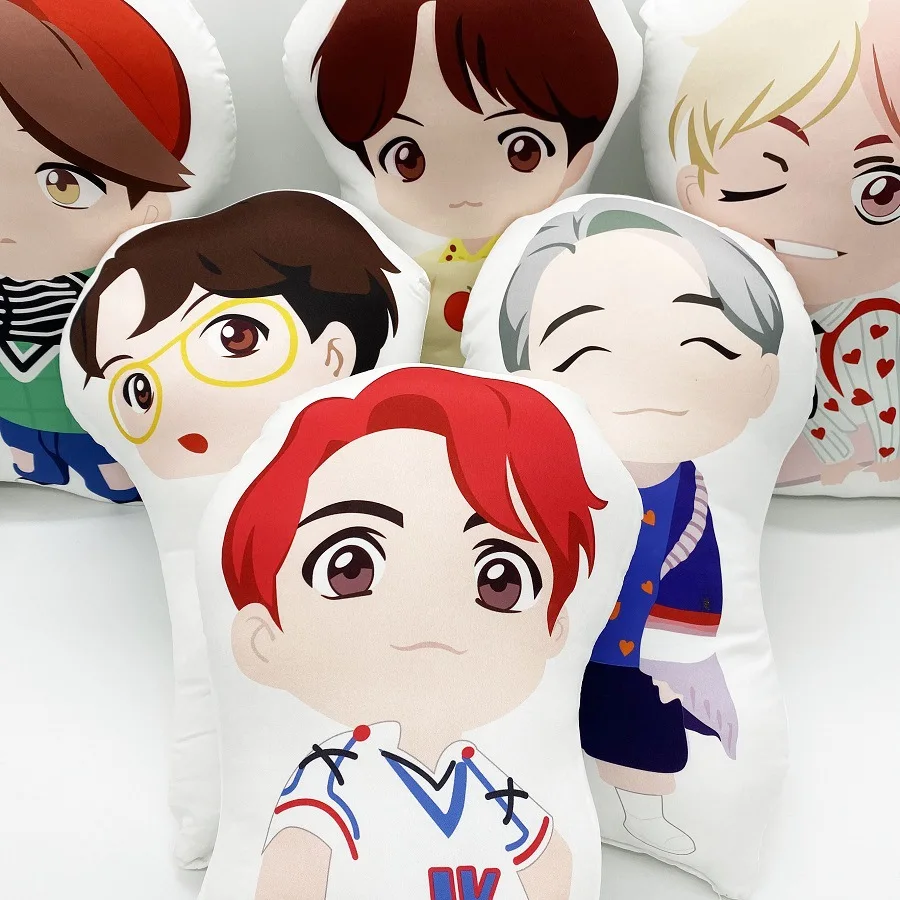 

Kpop Star Bang Boys Plush Toy Collection Cartoon Soft Stuffed Dolls Pillow Birthday Gift for Children