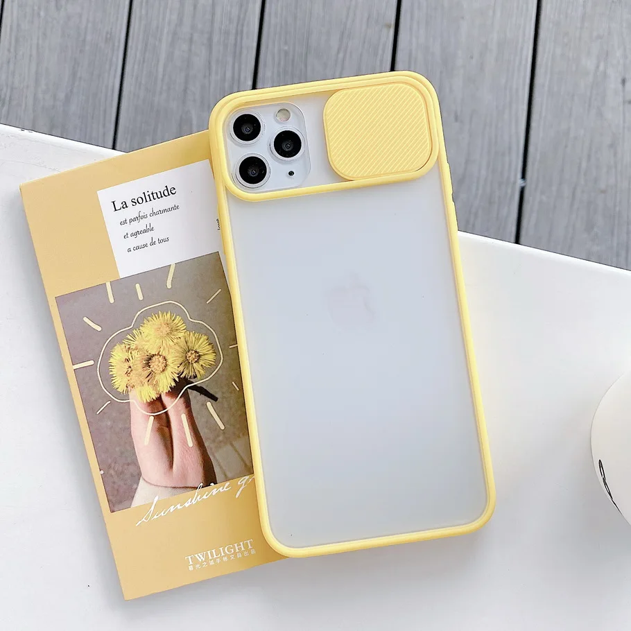 Защитный чехол для камеры iPhone 12 11 Pro max матовая прозрачная задняя крышка SE 2020 X XR XS