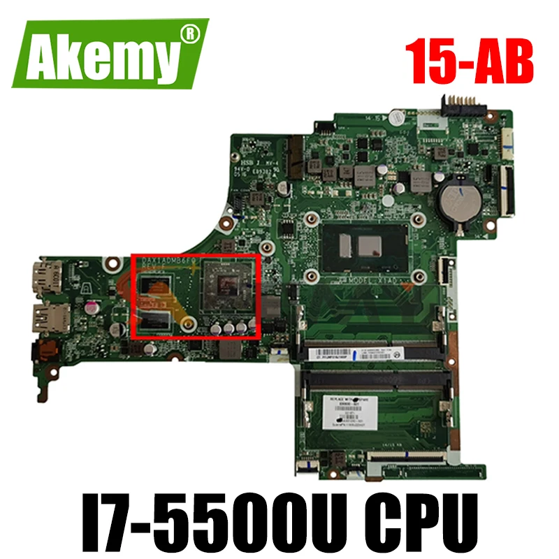 Для HP 15-AB Материнская плата ноутбука 809045-601 809045-501 809045-001 аккумулятор большой