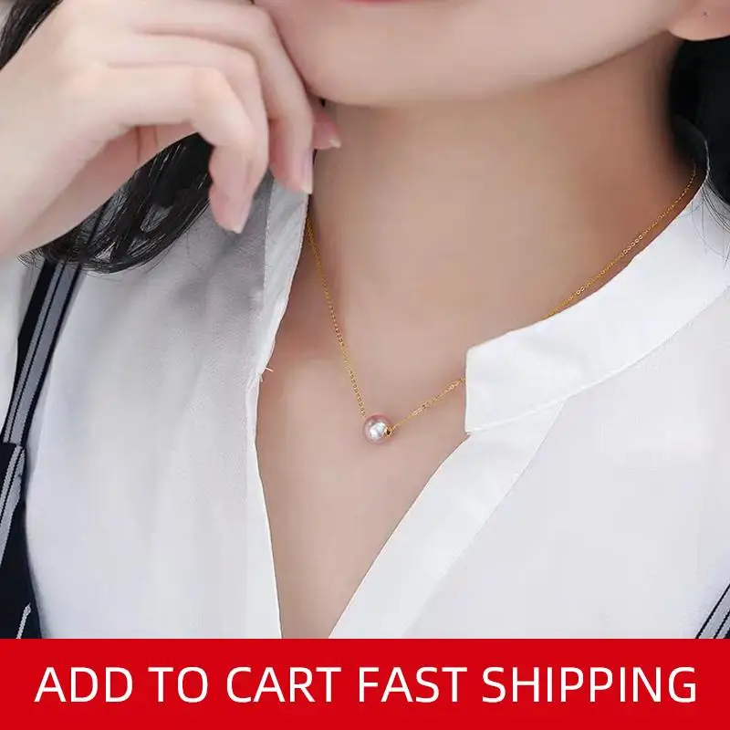 Женское Ожерелье с натуральным пресноводным жемчугом|Подвески| |