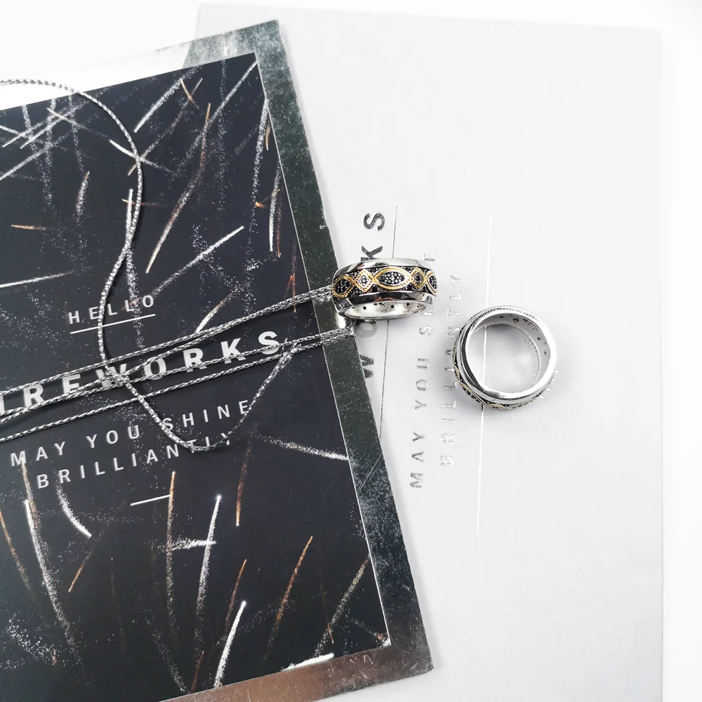 Женское и мужское кольцо в этническом стиле повседневное ювелирное изделие из