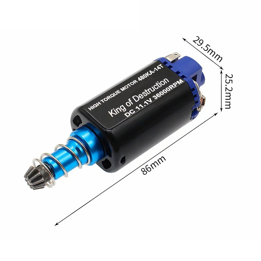 CHF-480KA до 14 ти лет DC 11,1 V 36000 об/мин № 2 редуктор высокого Скорость 480 длинная ось мотор для AEG/страйкбол