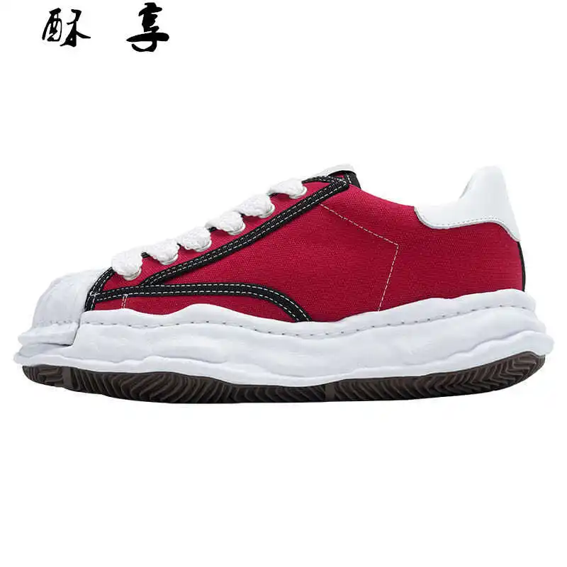 

Spring 2021 New Women's Casual Fashion Lace-up Sneakers Women's Platform Soft Sole Comfortable Platform Vulcanized Women's Shoes