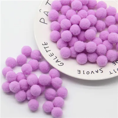 10mm 26 300pcs Мини Помпона смешанный Мягкий круглый Pompones шарики Пышная юбка с помпонами для малышей DIY одежды ручной работы рукоделия 8/10/15/20/25/30 мм - Цвет: 10mm 26 300pcs