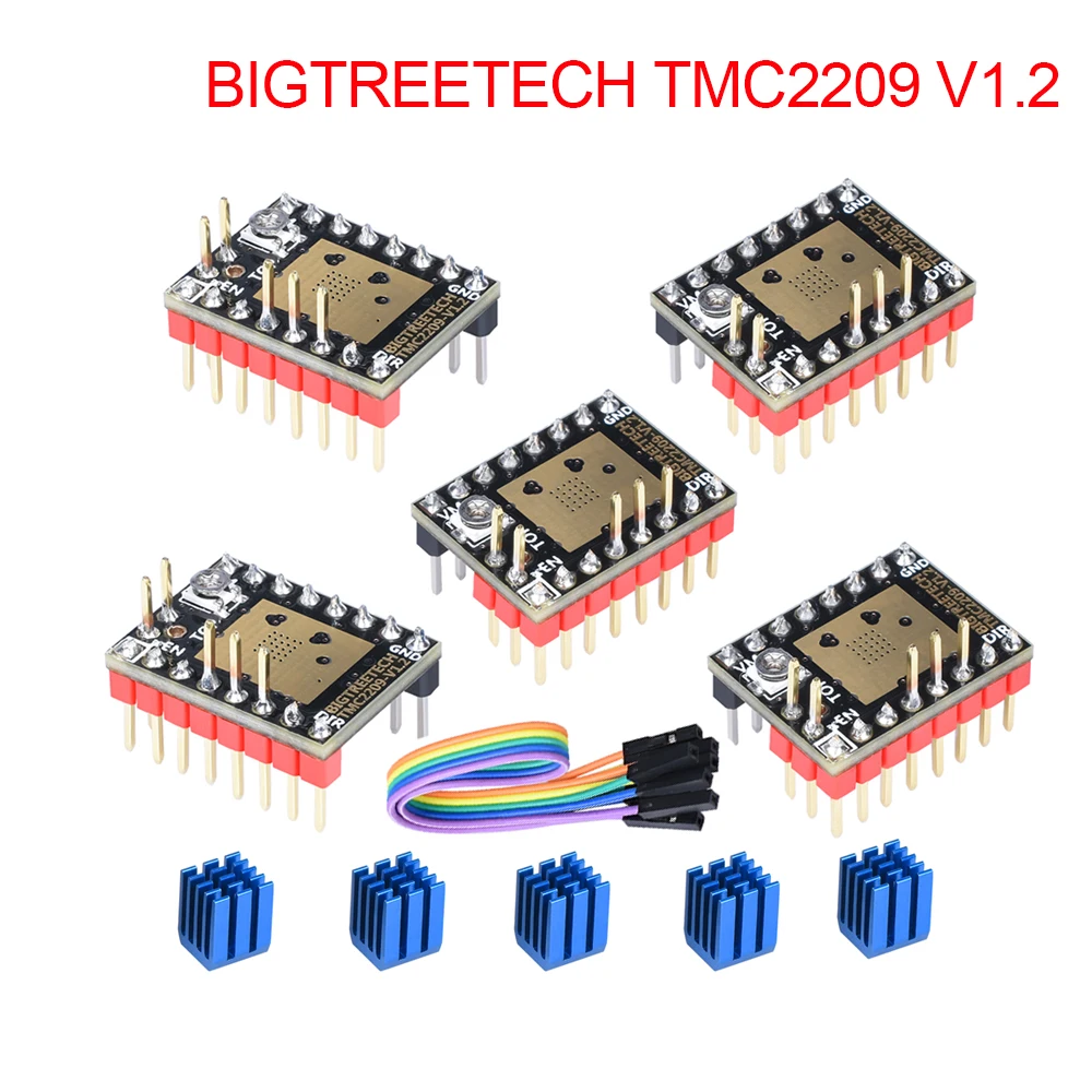 BIGTREETECH TMC2209 2209 V1.2 Stepper Motor Driver UART VS TMC2208 TMC2130 3D Printer Parts For SKR 2 SKR V1.4 Turbo MINI E3 SGN