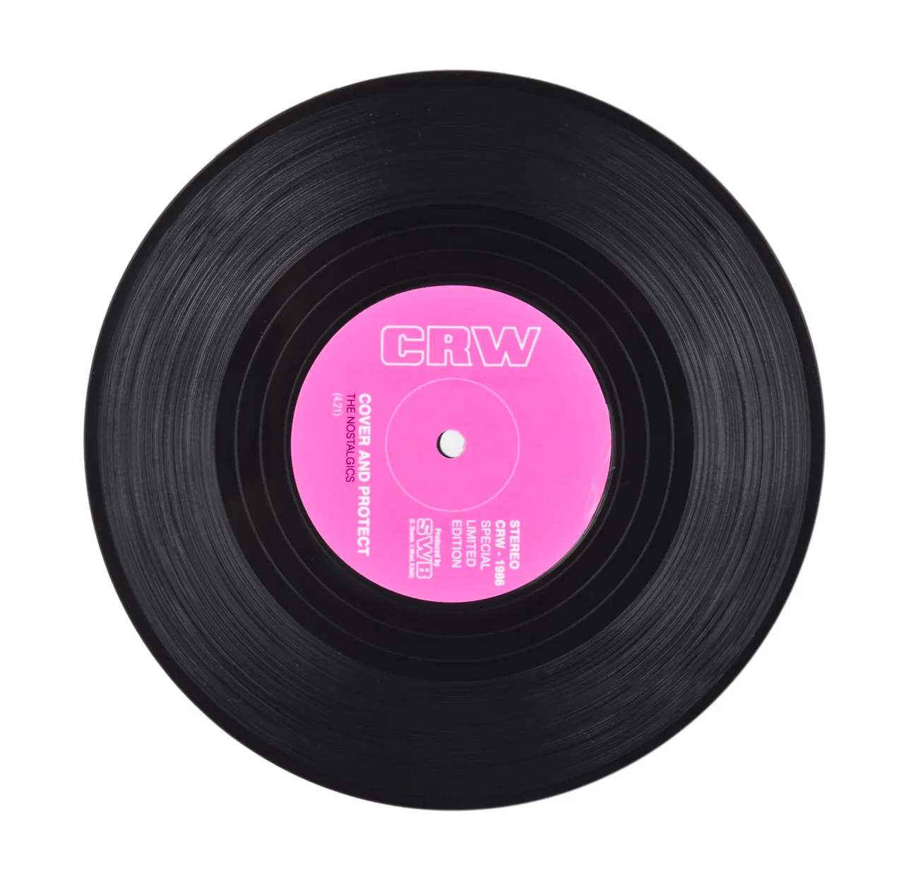 6Set Coasters Album Slip Vinyl Cup Mat Record Table Bar Mats Drink Decor Kitchen Tools [4] | Дом и сад