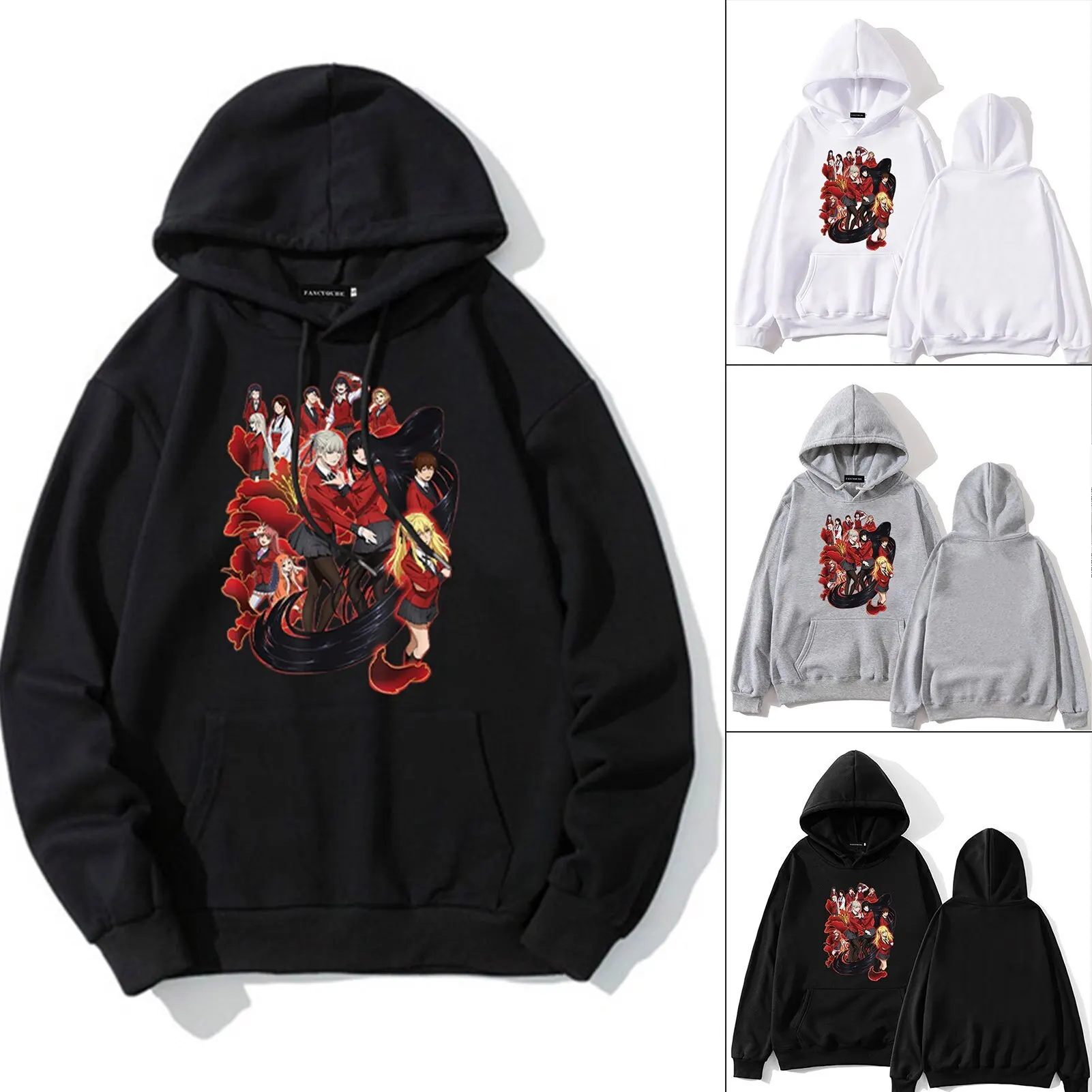 

2020 New Hot style Japanese anime Kakegurui printed sweatshirt casual long-sleeved sweatshirt pullover