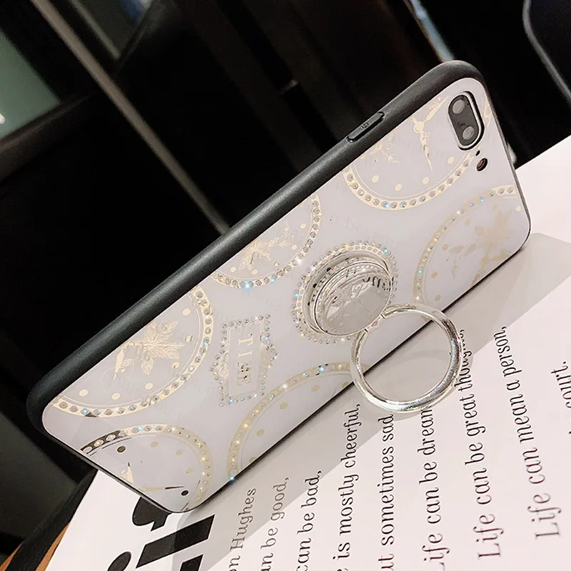 Блестящий силиконовый чехол для телефона iphone 6 6s 7 8 Plus 11 pro x xs max xr 10 роскошный
