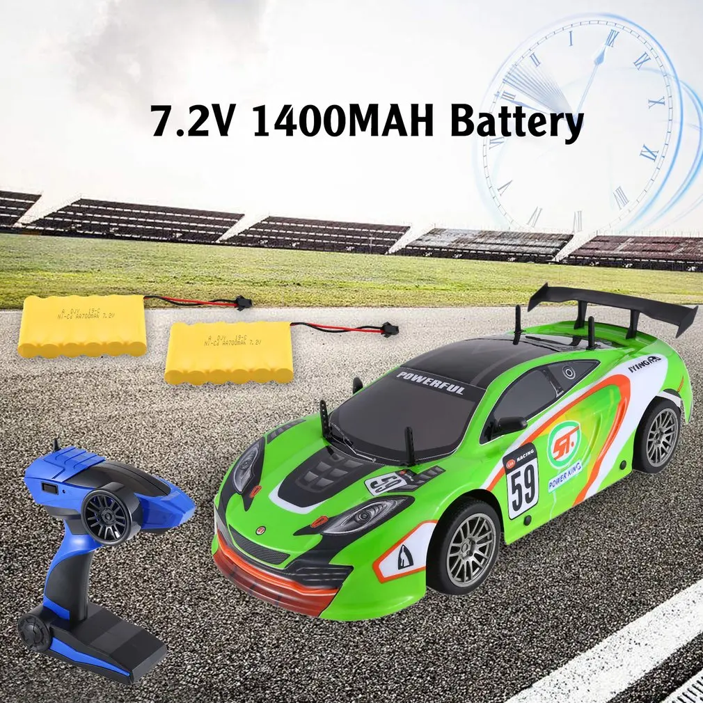 Горячая J601-1 1/10 1400mAh 2,4G гоночный автомобиль 1:10 RC модель автомобиля 25 км/ч плоский спортивный Дрифт автомобиль игрушки 2 Батареи ЕС Разъем для детей