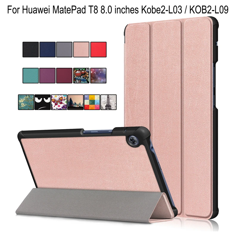 

Чехол-книжка для Huawei MatePad T8, 8,0 дюйма, T 8 2020, из искусственной кожи, Kobe2-L03, KOB2-L09