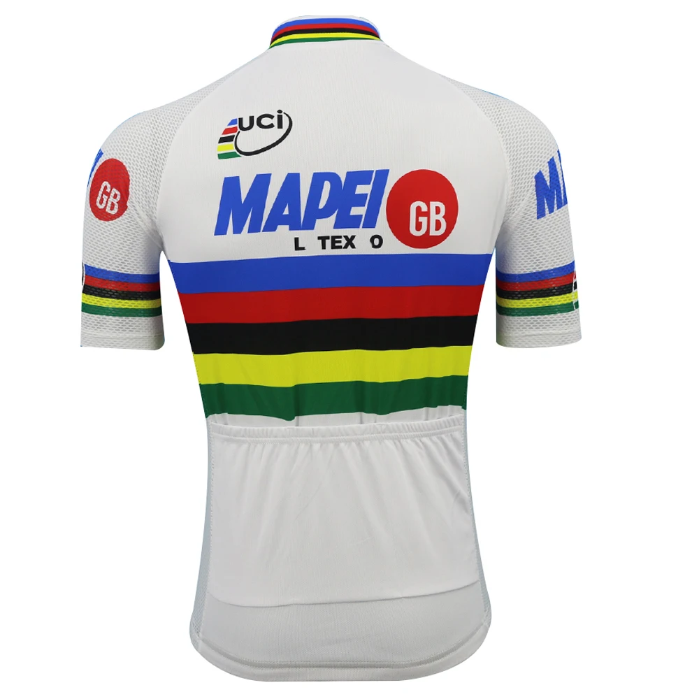 Велосипедная майка 2020 MAPEI ropa ciclismo mtb Джерси командная велосипедная одежда белая