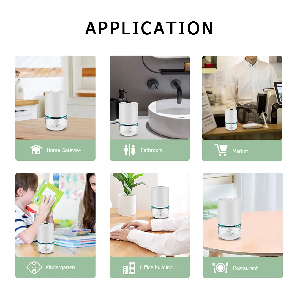 

Portable Smart Alcohol Disinfector Sprayer Automatic Intelligent Induction Sterilizer Soap Dispenser Hand Sanitizer Dispenser