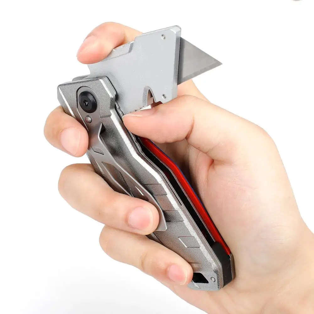 Складной нож WORKPRO безопасные ножи алюминиевая ручка для резки труб|Ножи| |