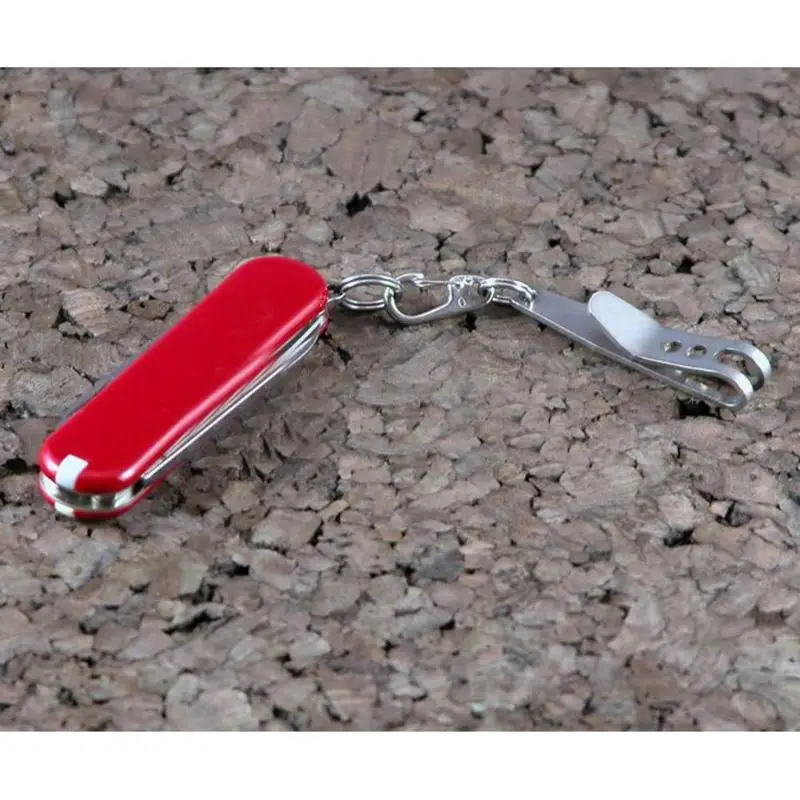 

New EDC Bag Suspension Clip with Key Ring Carabiner Outdoor Quicklink Tool