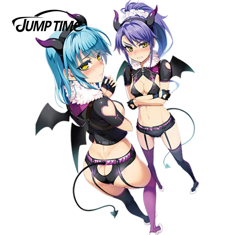 Привлекательная графика JumpTime 13 см x 9 аниме Shinmai Maou наклейки и Переводные картинки