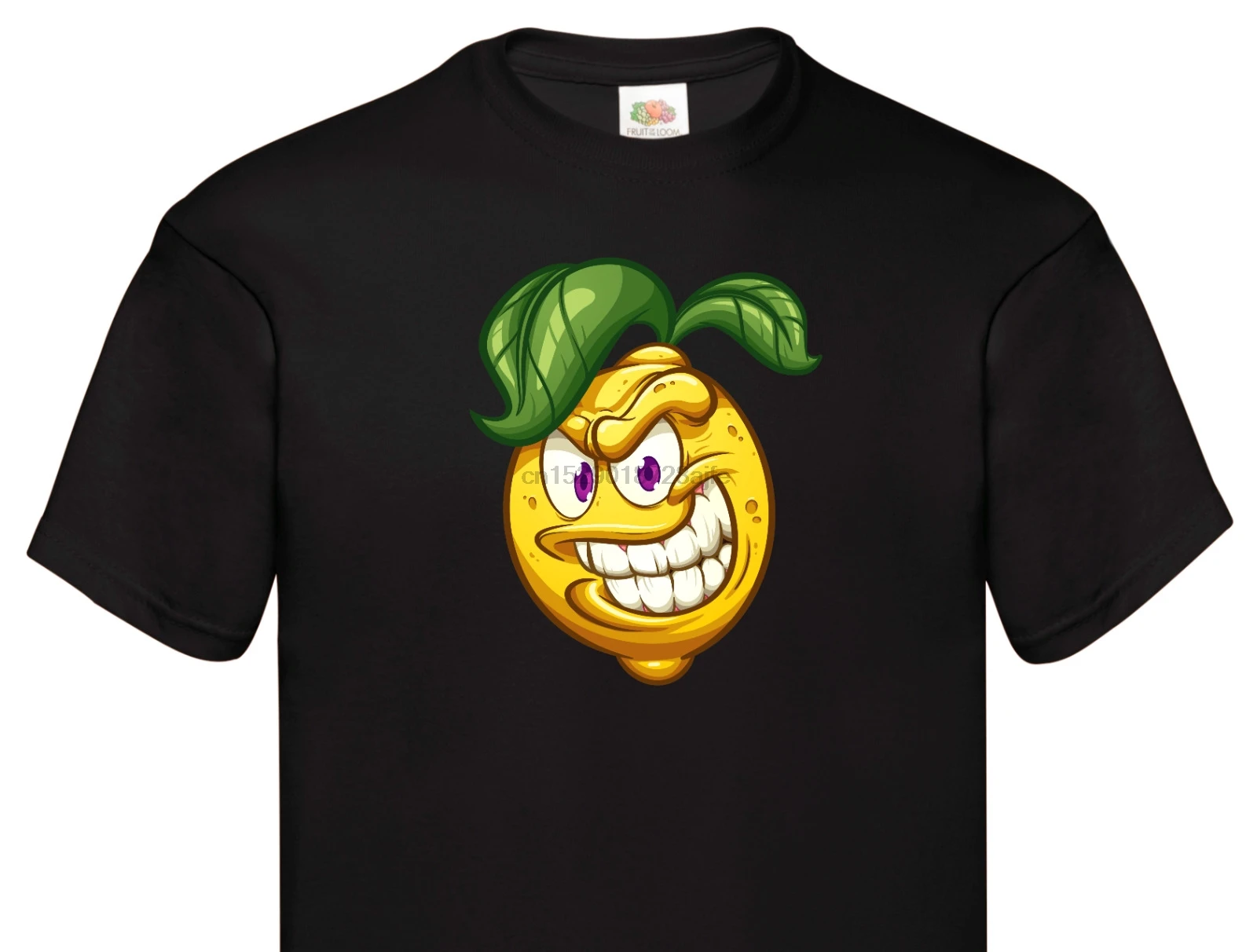 

T SHIRT mens womens unisex angry lemon comical look funny design trendy