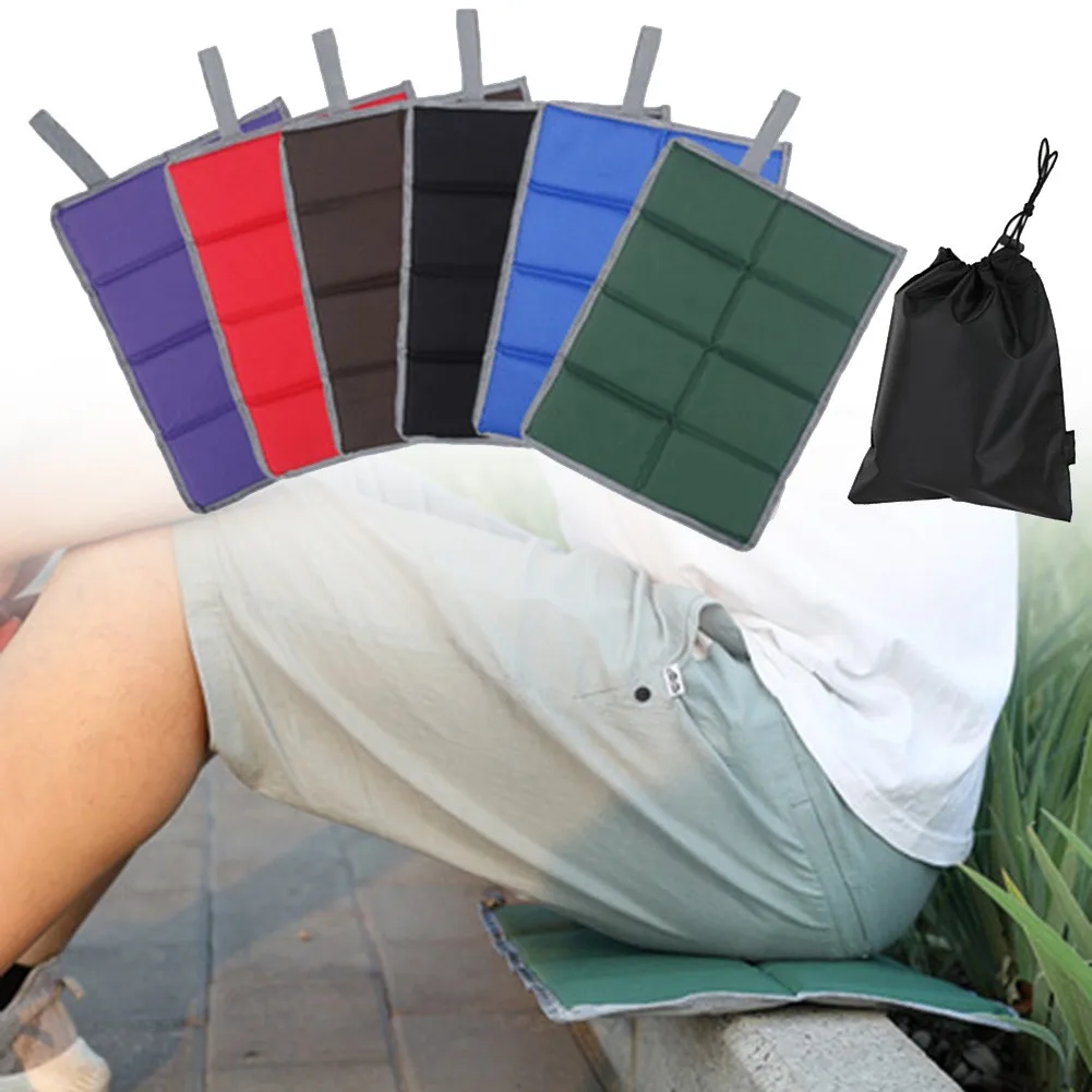 

Foldable Outdoor Camping Moisture-Proof Pad Portable Cotton Seat Sitting Cushion Waterproof Pad Outdoor Cotton Folding Cushion