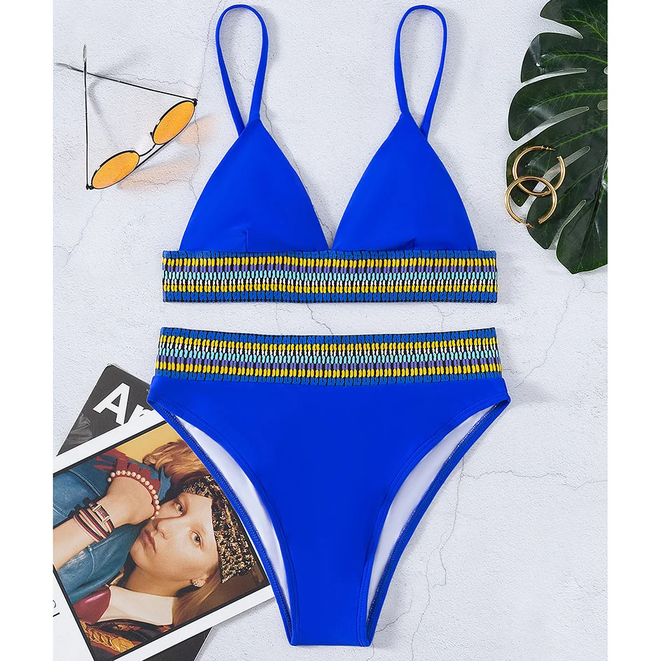 

bikini 2021 Brazilian women's swimsuit with high waist bikini set female swimsuit for summer beach wear